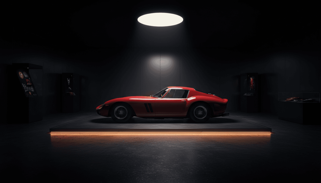 Rare luxury vehicle in private acquisition gallery